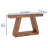 55" Narrow Console Table, 2-Tier Entryway Table for Hallway, Living Room, Foyer & Office-538998761