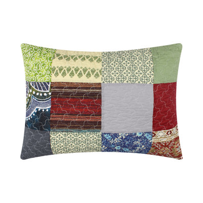 Taie décorative multicolore Renee Up cycle Greenland, 20 x 26