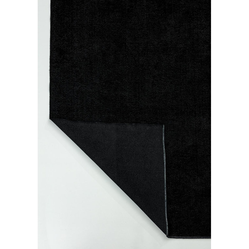Rapture Area Rug in Black, Rectangle 6'7" x 9'10"