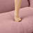 Lucas Polyester Ottoman in Delicate Pink Shade - Add a Touch of Femininity to Your Space-516182929