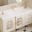 Armoire de salle de bain de style rétro français-111617323