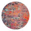 Tapis abstrait orange / gris / bleu marine-69786770