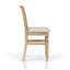 Tabouret de comptoir en bois massif l 19,5 po x P 24 po x H 42,25 po Caramel