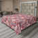 Drap plat à motif floral bohème Ambesonne