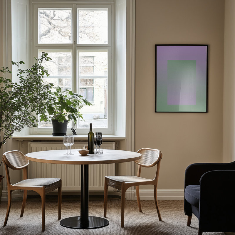 Wrapped Canvas Print, 76.2 cm H x 50.8 cm W, Purple/Green