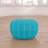 Leather Pouf-297668001
