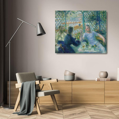 "Lunch at the Restaurant Fournaise" by  Pierre-Auguste Renoir - Gallery Wrap Canvas Wall Art