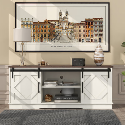 Hayots Unfinished TV Stand for TVs up to 65"