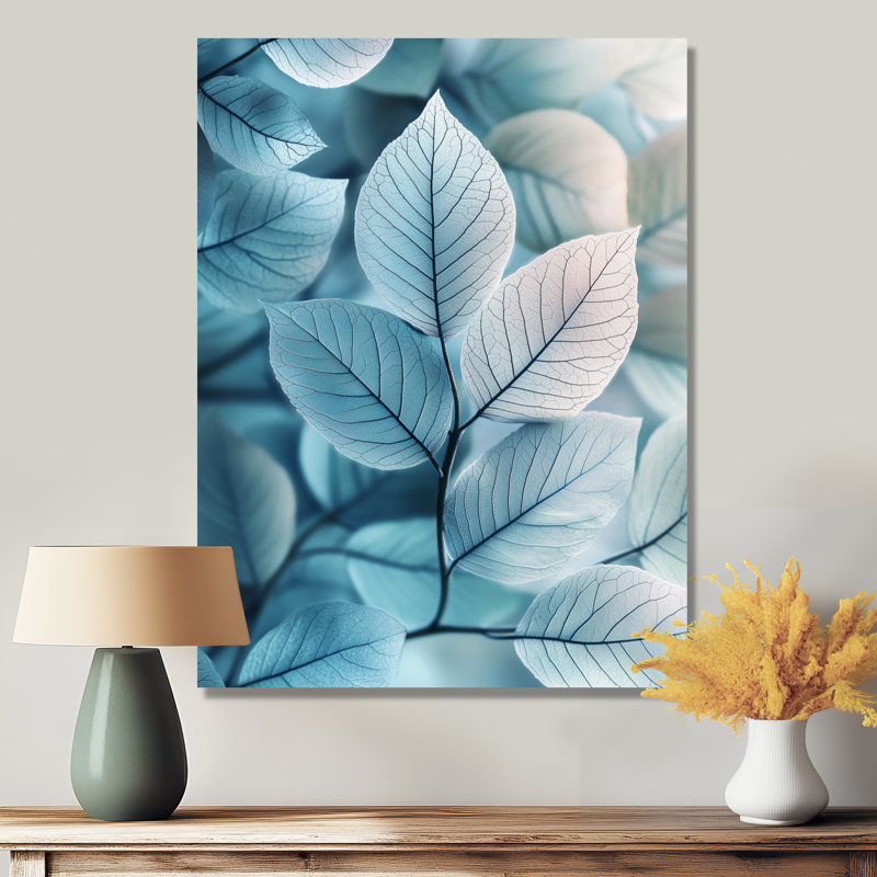Kaley - art mural floral, Toile tendue, Ne s’applique pas, H 32 po x l 24 po