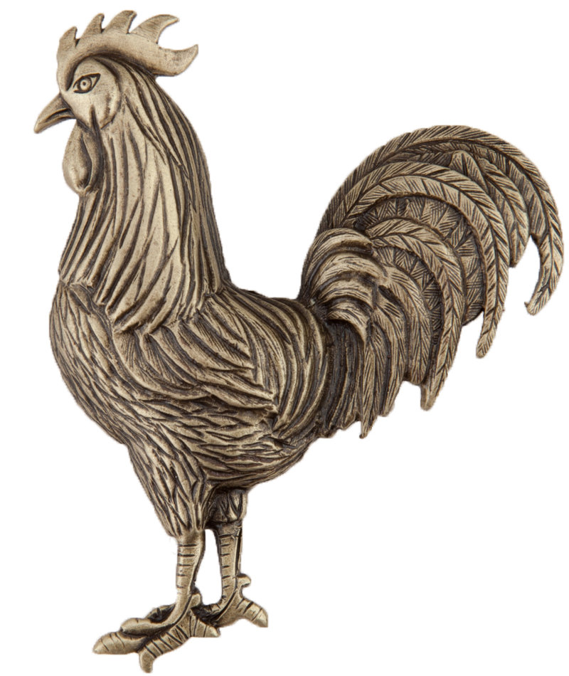 Rooster Cabinet Knob Acorn