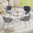 5-Piece Round Dining Table Set for 4-877287312-877287313