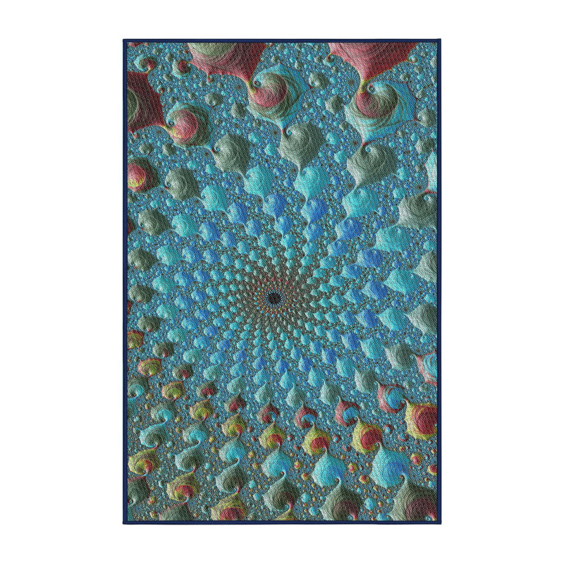 Tapis bleu, Rectangle 5 pi x 7 pi