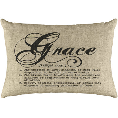  Grace Linen Lumbar Pillow