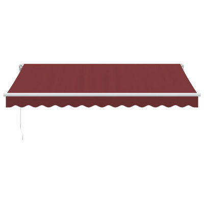 Manual Retractable Awning With LED