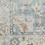 Tapis oriental bleu en polyester lavable à la machine Marqies-397601066