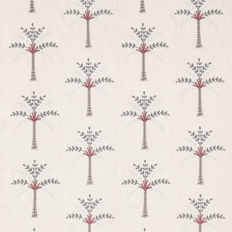 Palm Grove Fabric, Artichoke/Amber