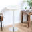 Modern Sintered Stone Dining Table, Stylish Silver Base For Home