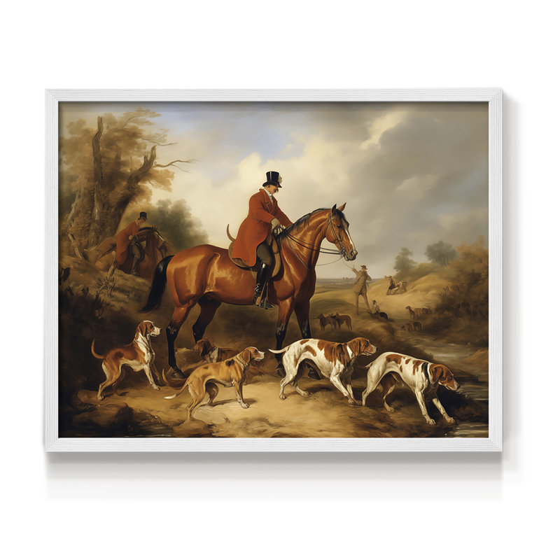 Faune - Lxxix - reproduction encadrée - réaménageable, H 16 po x l 20 po, Blanc