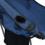 Chaise de camping inclinable réglable bleu foncé, pliante, portative, porte-gobelet, poches latérales, sac de transport, structure pour la randonnée et barbecues inclinable à trois niveaux pour l'extérieur, confortable