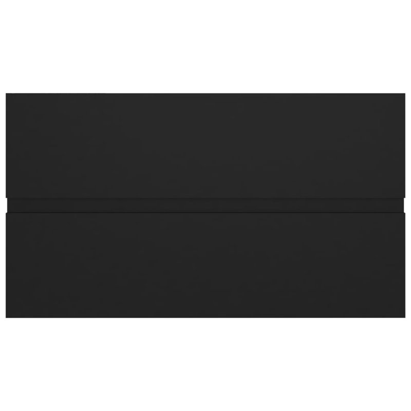 Adja 80cm Bathroom Vanity Base Only, Black