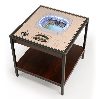 Husik NFL 25-Layer StadiumViews Lighted End Table