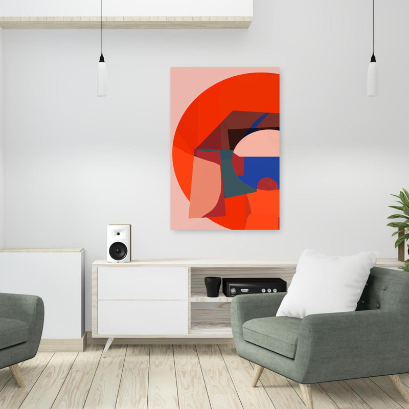Art contemporain contemporain, H 36 po x l 24 po