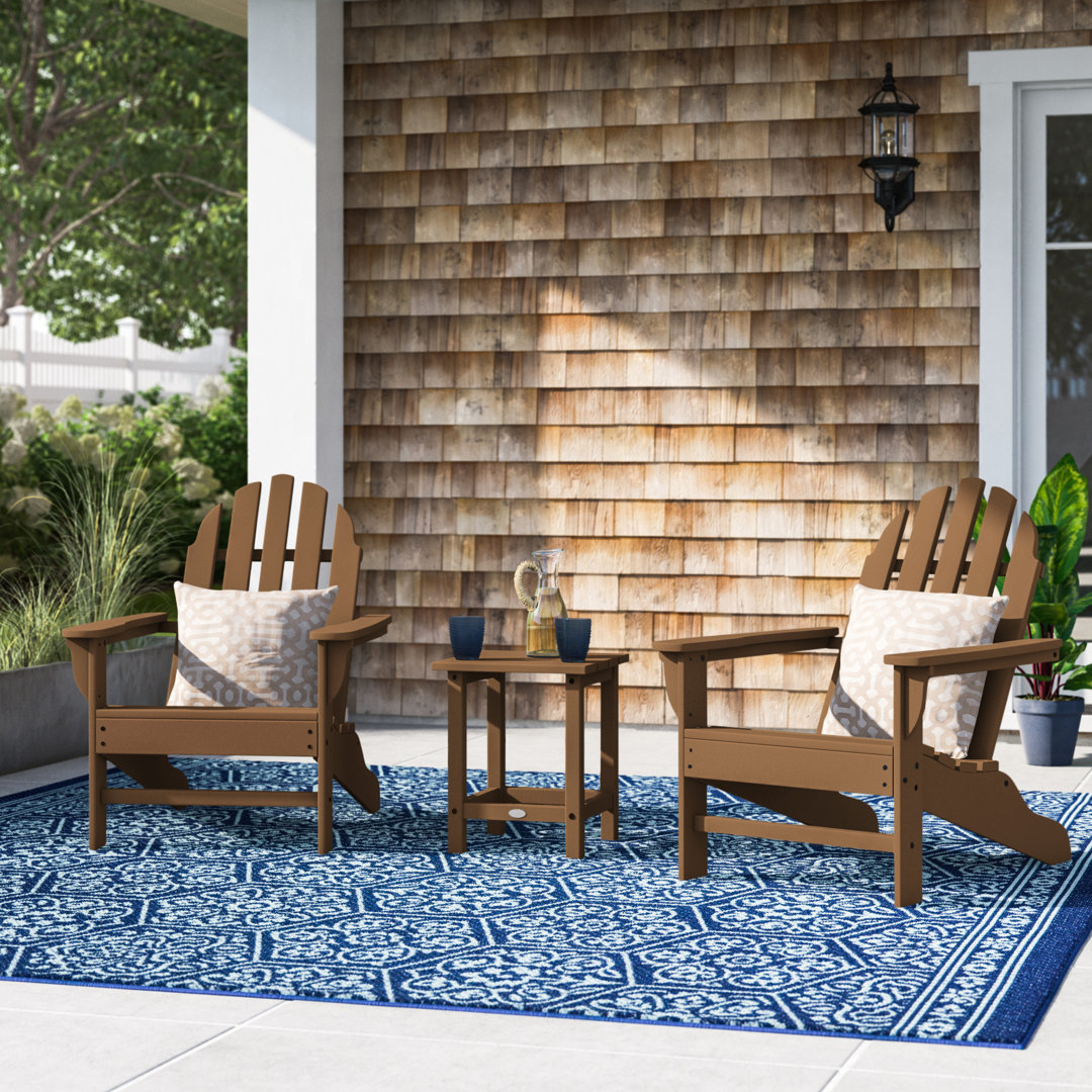 POLYWOOD x Sol 72 Jamarion 3-Piece Adirondack Set Sol 72 Outdoor™ 