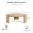 Konegan Round Solid Wood Coffee Table 