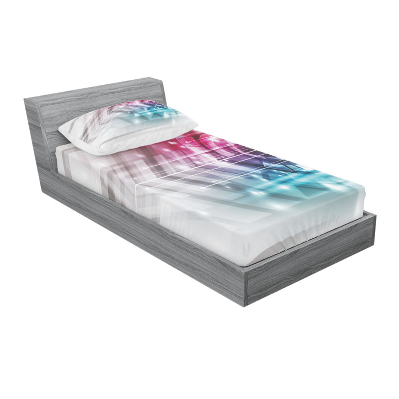 Microfiber Sheet Set, Twin Sheet Set with Fitted Sheet