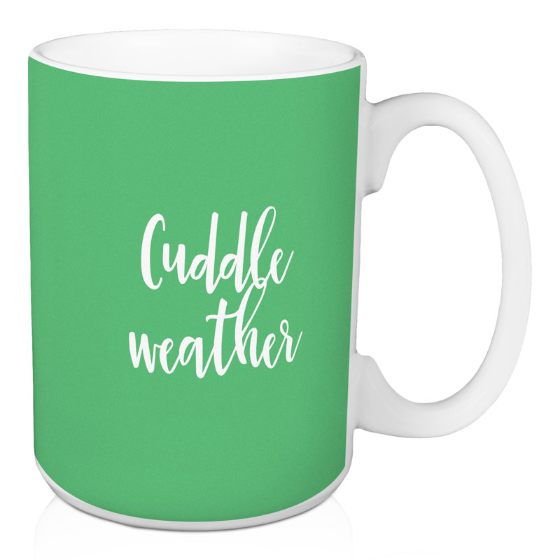 Grande tasse à café cuddle weather Hampson, Vert clair