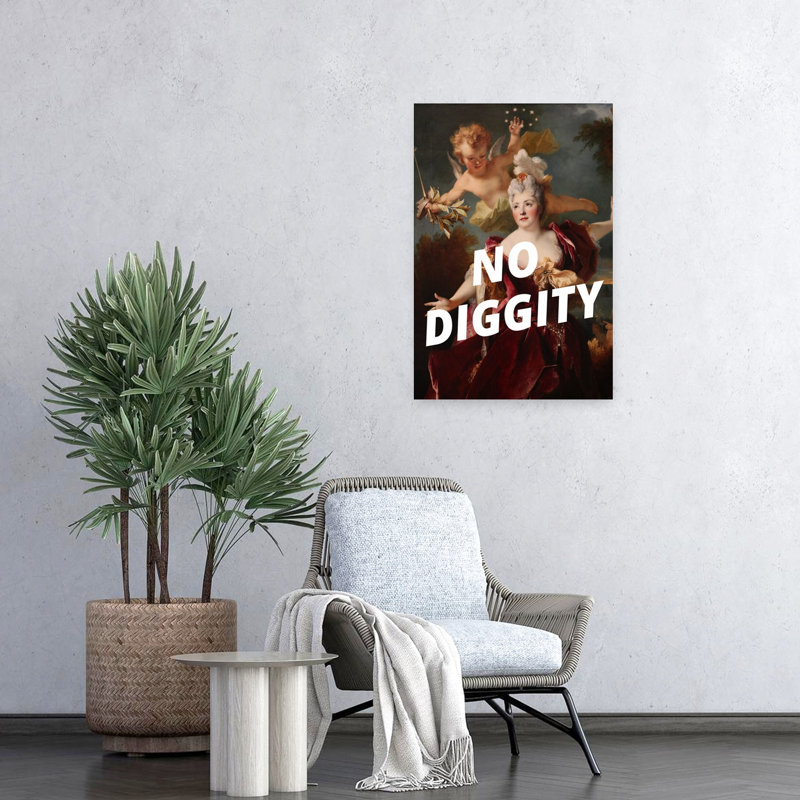 Regal Woman No Diggity Bold Classic Elegant Portrait Landscape Wall Art Print, 24" H x 16" W
