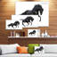 «Black Stallion in Motion», impression sur toile tendue-29491759