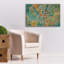 «Floral Paisley» par Danhui Nai, art mural sur toile-384726064