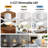 48 In. 4 Solid Blades Indoor Ceiling Fan With Integrated Led And Remote, Flush Mount-127658136-127658133