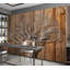 Murale arbre de vie Dastyn sur fond en bois-335641660
