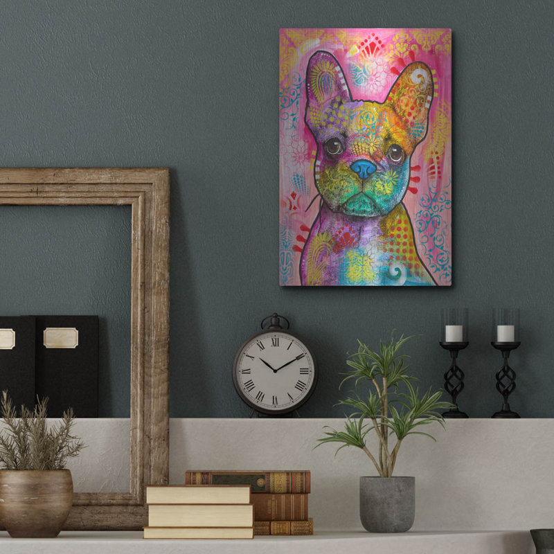 «Frenchie» par Dean Russo, H 16 po x l 12 po