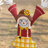 36"H S/2 Fall Metal Scarecrow Yard Stake