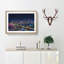 Brisbane City Skyline Australia Painting - Single Picture Frame Print on MDF-56632999-56633002