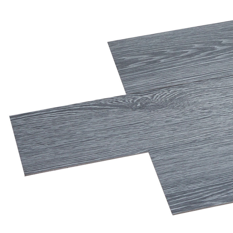 15.2x91.5 cm 36Pcs Self Adhesive PVC Flooring, Natural Grey