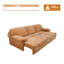 Canapé inclinable de 3 sièges, canapé inclinable avec puissance, convertible en lit, siège surdimensionné, canapé modulaire inclinable pour le bureau et l’appartement du salon