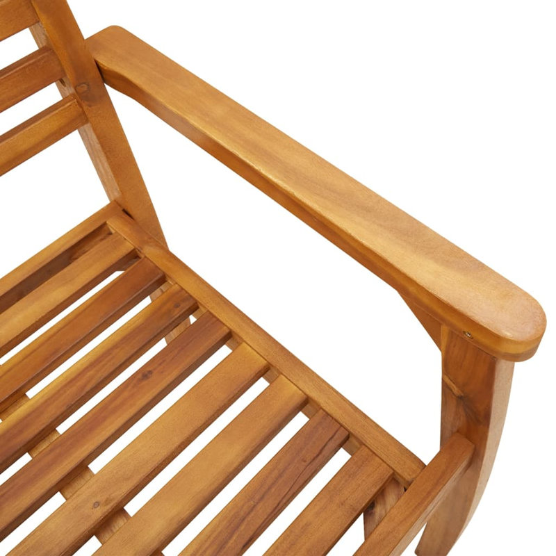 Clust Solid Wood Outdoor Lounge Chair