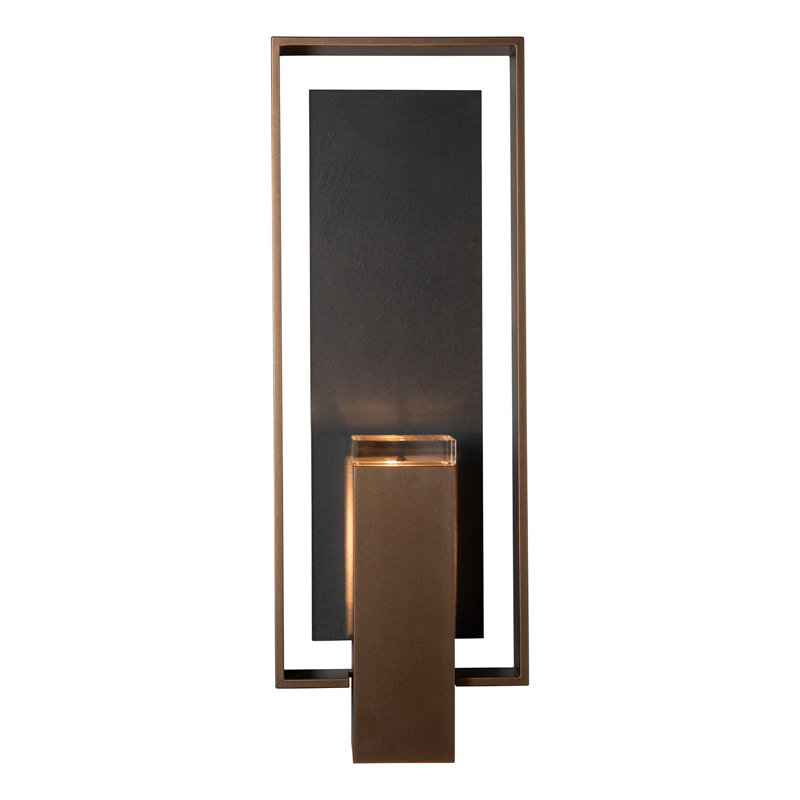 Shadow Box Aluminum Wall Light, Coastal Bronze