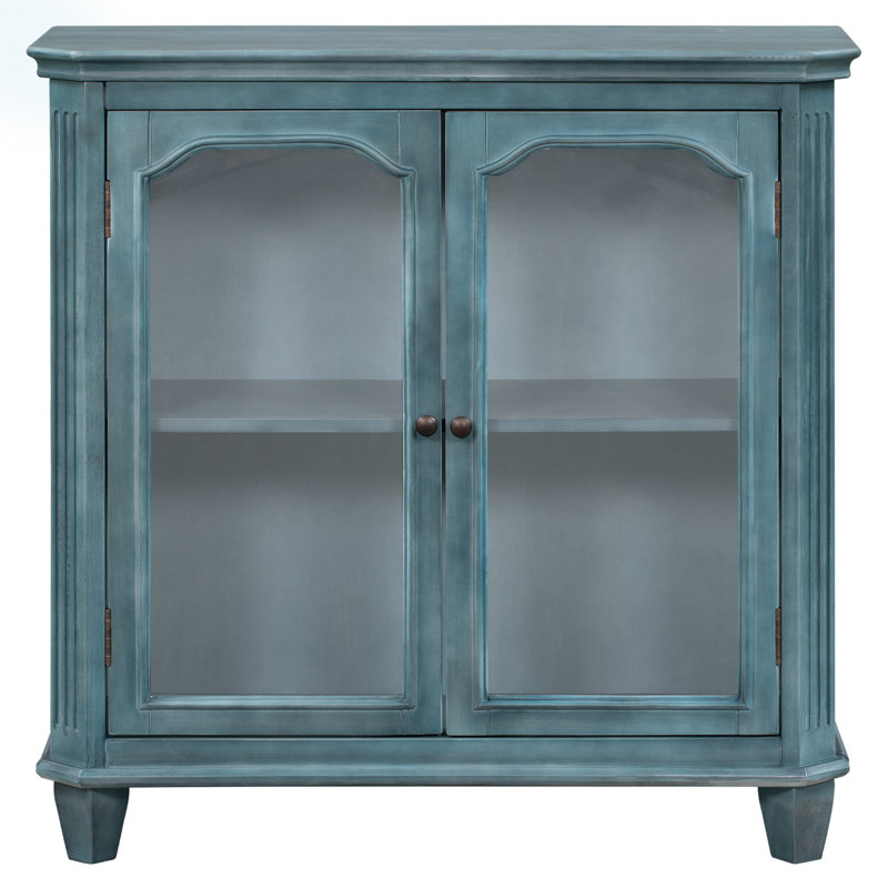 Large desserte 36,12 "Junad, Bleu sarcelle