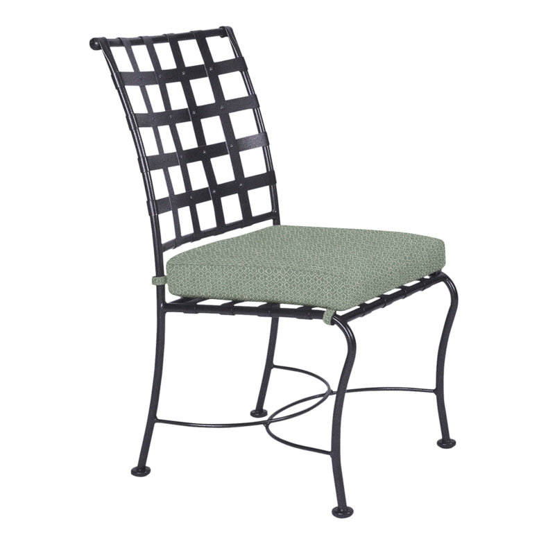 Classico Outdoor Dining Side Chair, Graphite, Adena Shale