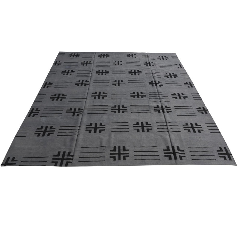 Tapis gris 8 x 10 Pinkerton