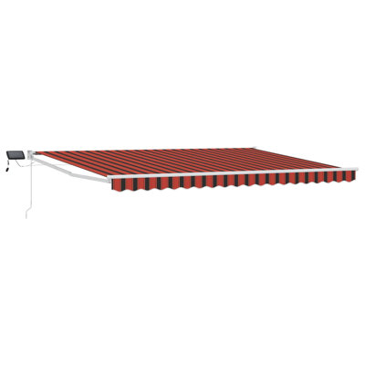 vidaXL Polyester Retractable Patio Awning