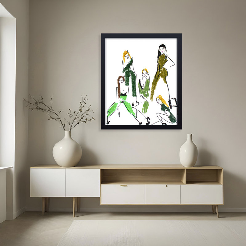 W Models Print, 16" H x 12" W