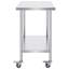 Table de travail en acier inoxydable 24 x 36 x 38 pouces