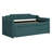 Solid Wood Twin Size Daybed With Trundle And 3 Drawers, Linen Upholstered Daybed Frame With Backrest And Armrest-359491741