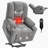 Power Lift Recliner Chair with Massage and Heat for Elderly, Overstuffed Wide Recliners, Heavy Duty Motion Mechanism with USB and Type C Ports, 2 Steel Cup Holders-2145104599